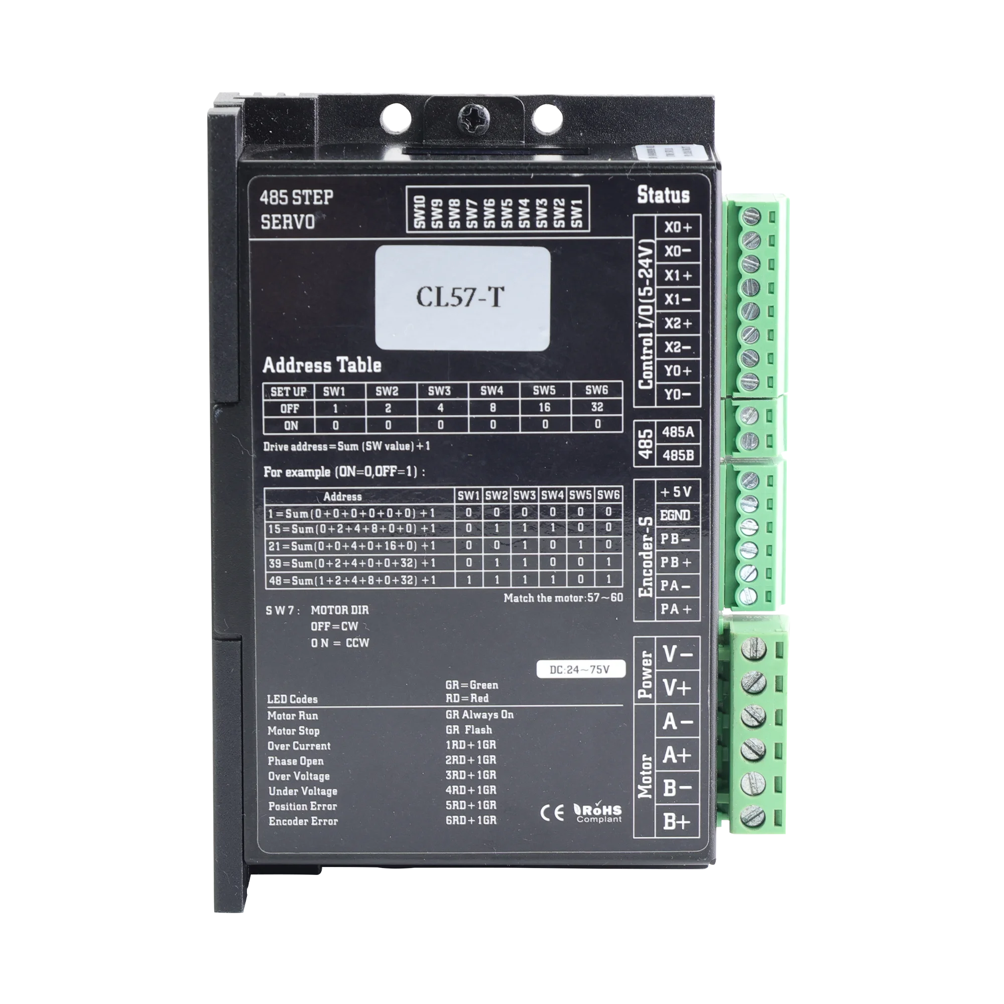 product hanpose cl57 t torque mode rs 485 communication closed loop stepper motor drive controller-4