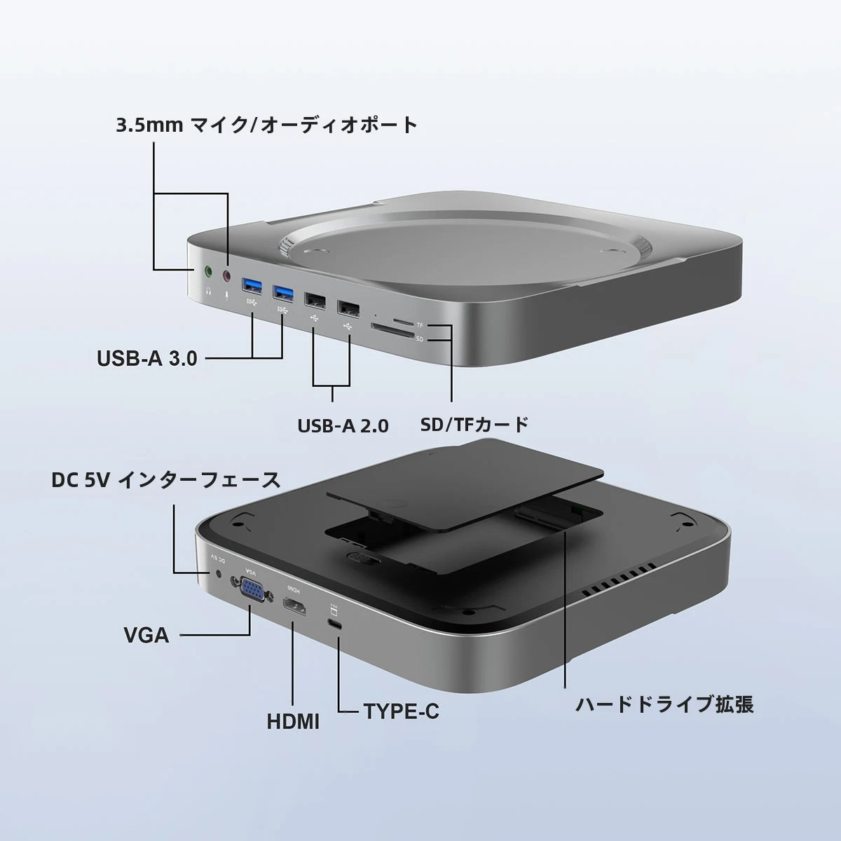 Apple - Mac mini Ｍ1 ＋ USB-Cハブ ＋ 1TB HDD Mac mini(M1)に最適！ Satechi USB-C スタンドハブをレビュー