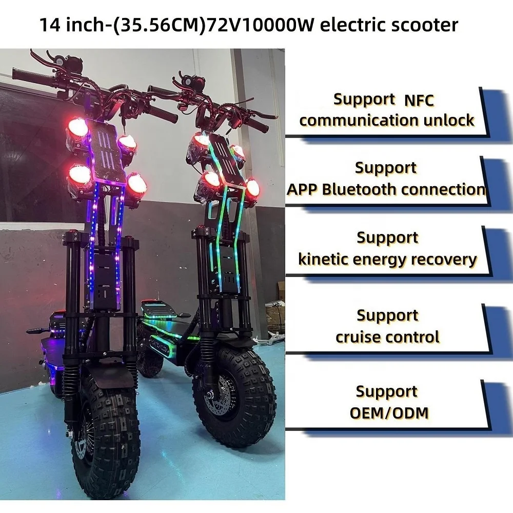 The Latest 14 Inch Off Road Tire 8000w 10000w Dualtron 130 150km Dual Motor Adult Off Road 3478