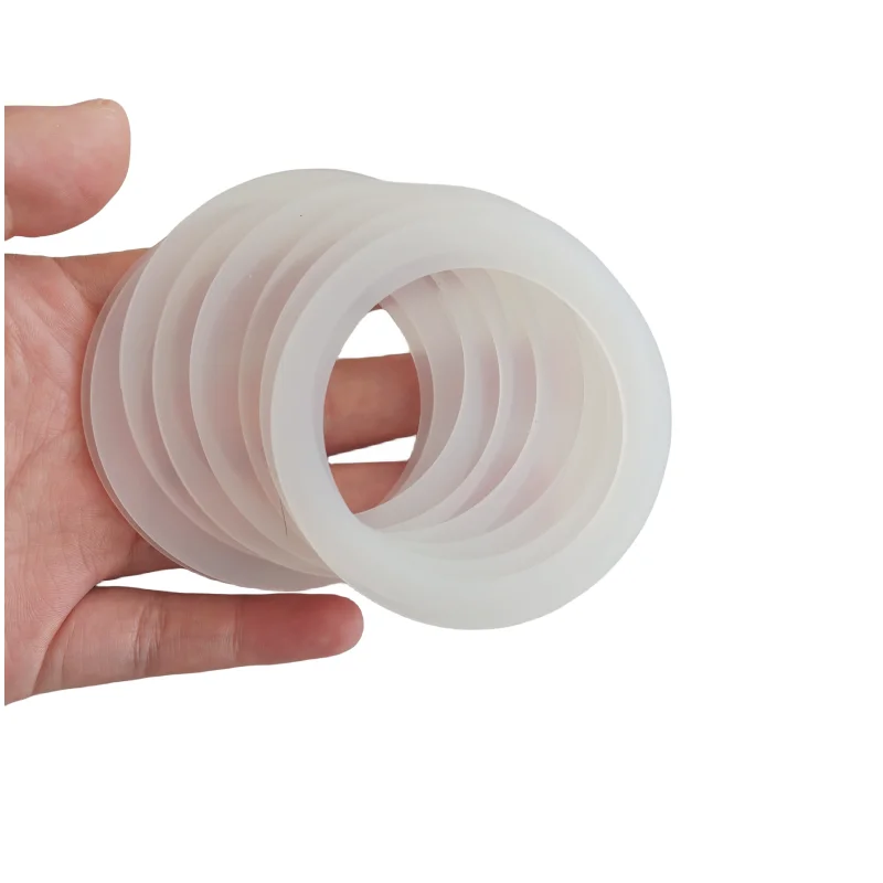 FDA-Compliant Food Grade Silicone Rubber Gasket with Customizable Size and 40-90 Shore A Hardness