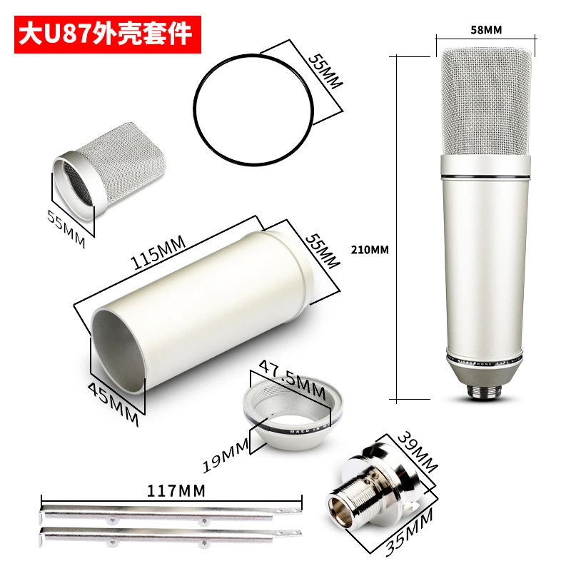 Weston U87 Condenser Microphone For Live Streaming,Reconding. Diy