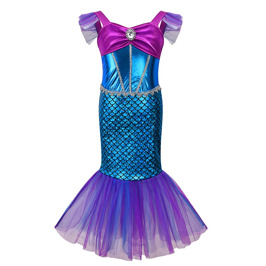 Mermaid Ariel Princess Skirt - Perfect for Children's Parties