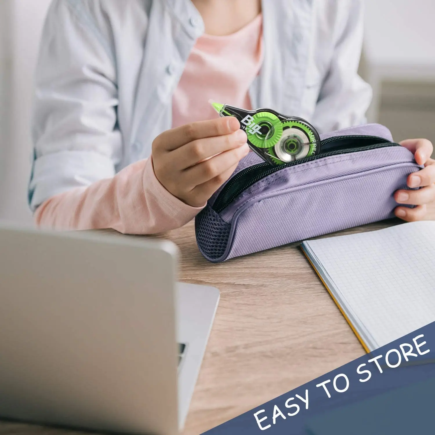 Оптовая продажа креативный стираемый клей 5 мм * 12 м Корректирующая лента свежая двусторонняя липкая Геометрическая моделирующая