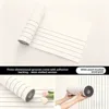 Half-slotted - White peach brushed wood grain MW60