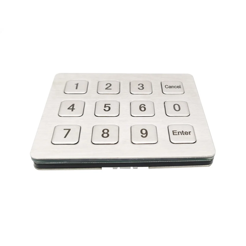Rugged 12 Key Waterproof Vandal Proof USB Keypad - JIEXIN