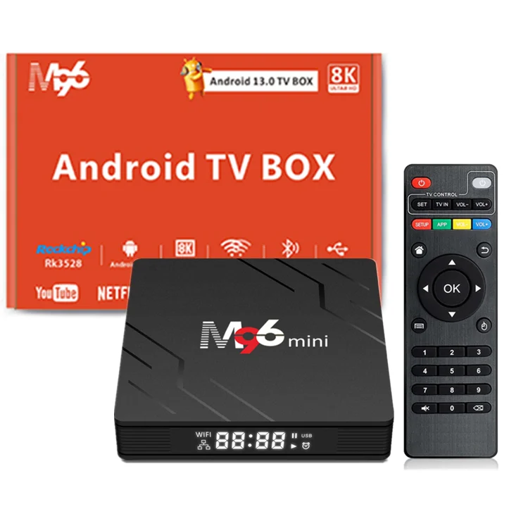 M96 mini Android 13 tv box Set-Top Box RK3528 4K HD 2+16GB 4+32GB ...