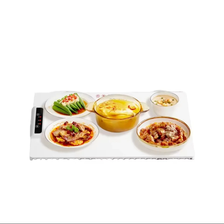 Portable Household Foldable Constant Temperature Heating Electric Silicone Food Warming Tray