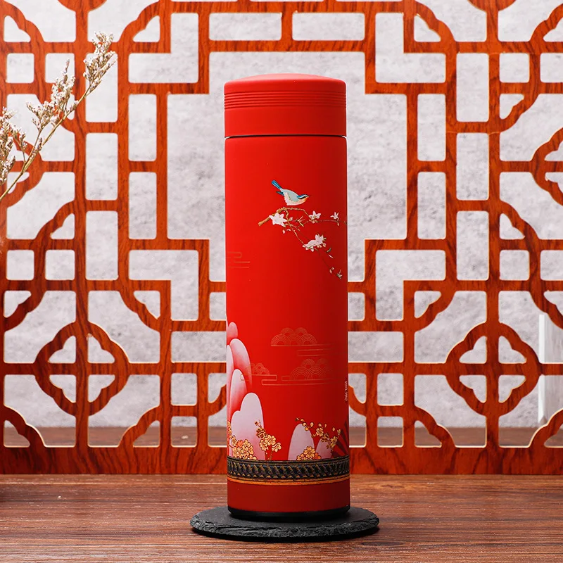 500ml creative chinese style retro thermos