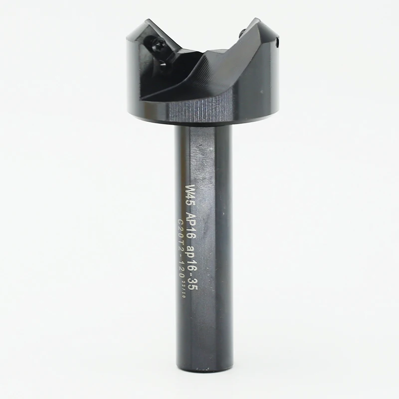 High Speed Steel W45 TC16AP 45 Degree Indexable Chamfer Milling Cutter Tungsten Cobalt Alloy Tin Coating ODM OEM Customizable supplier
