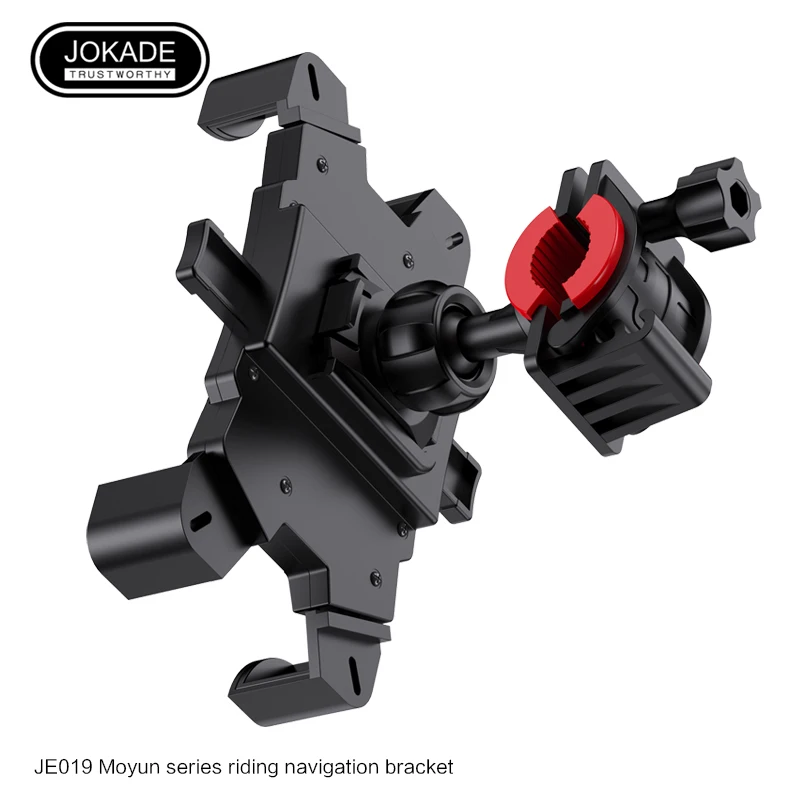 JOKADE Universal Bike Handlebar Mount Adjustable Bicycle Cycle Phone Holder Shockproof Bike Mobile Phone Holder for Motorcycle