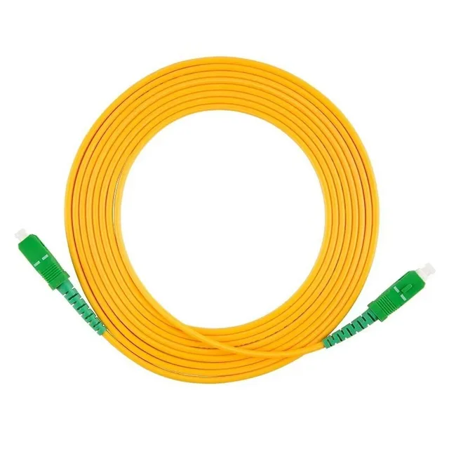 Single Mode Fiber Optic Jumper LC-LC APC Connectors PVC 2m 3m 5m 10m Optical Fiber Patch Cable SC LC ST FC UPC UPC Tail Fiber
