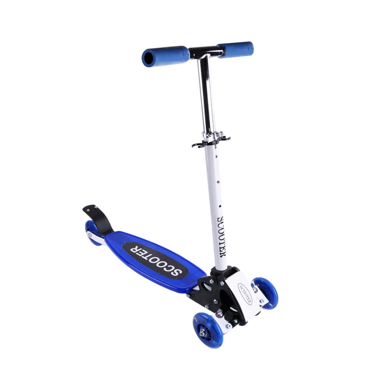 Trottinette 3 Roues Pliable Pour Enfant – Hauteur Réglable, Roue LED Flash, Pont Antidérapant, Frein Arrière – Garçons Et Filles
