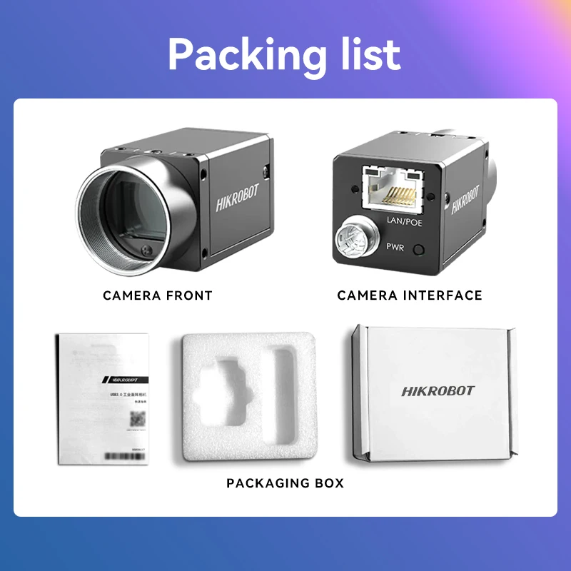 Machine Vision Hikvision Robot Camera Hikrobot Mv-ID5060m-00c-Wbn