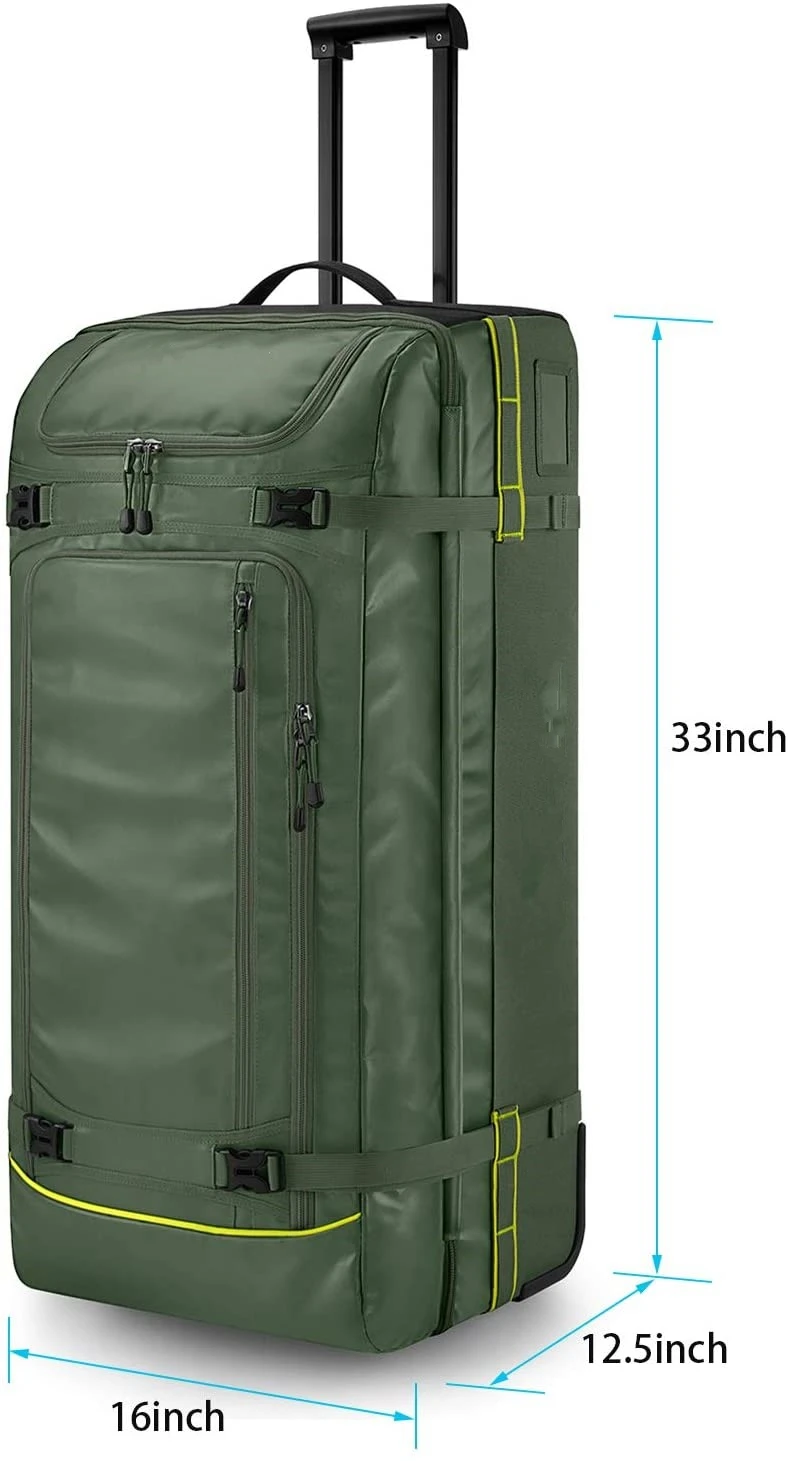 Wholesale Rolling Duffle Bag 100L Waterproof Travel Gear