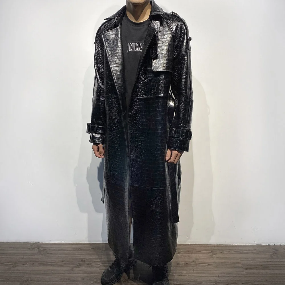 ジャケット・アウター Crocodile trench coat Trench coat with crocodile print | Elisabetta Franchi