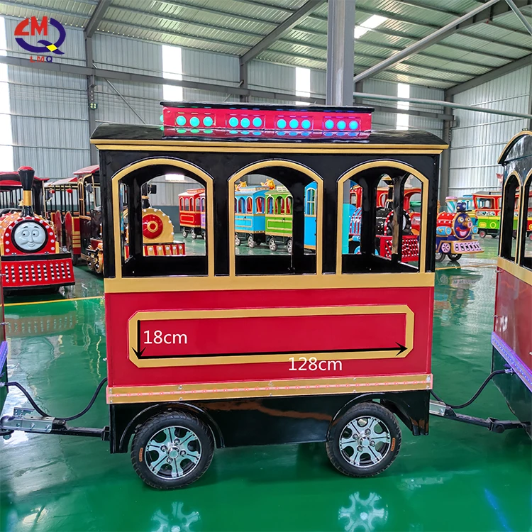 High Quality Shopping Mall Customized Amusement Park Rides Electric Trackless Train for Sale