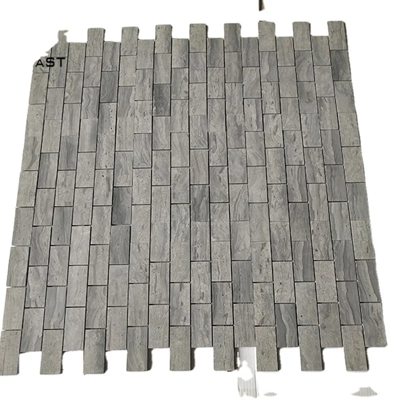 Freta mosaica rectangularia viliora ex lapide naturali pro pariete piscinae et balnei
