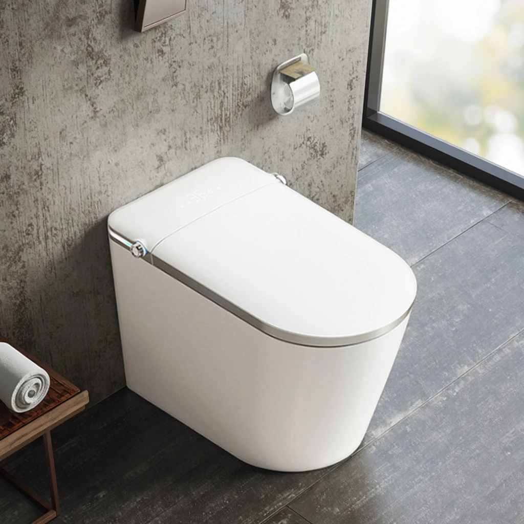 High Quality Automatic Flushing Electric One Piece Toilet Bowl Intelligent Inodoro Bathroom Wc Smart Toilet