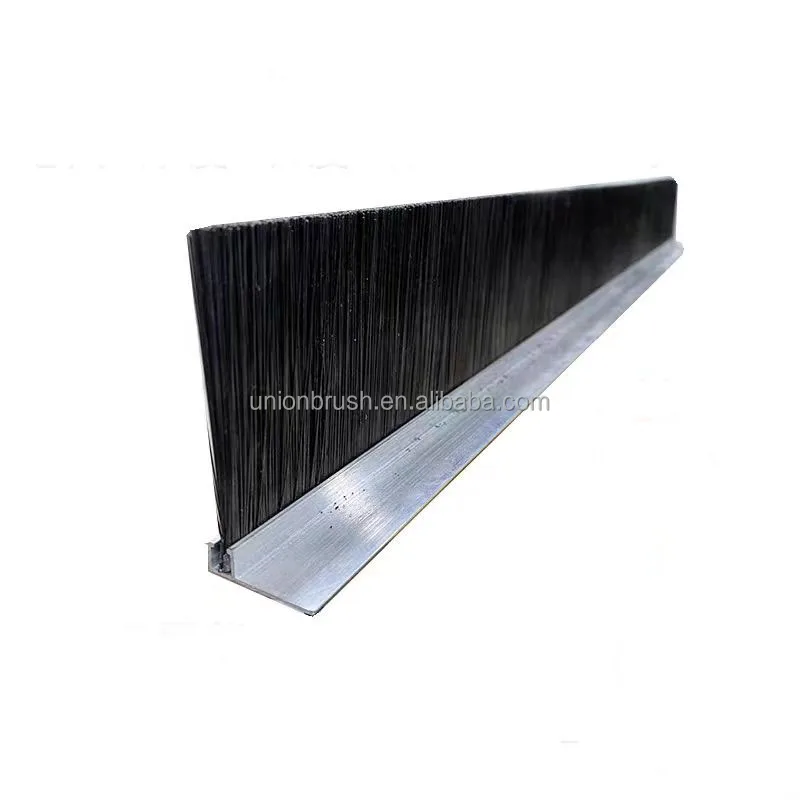 T F H Type Nylon Aluminum Under Door Sweep Weather Strip Seals Dock ...
