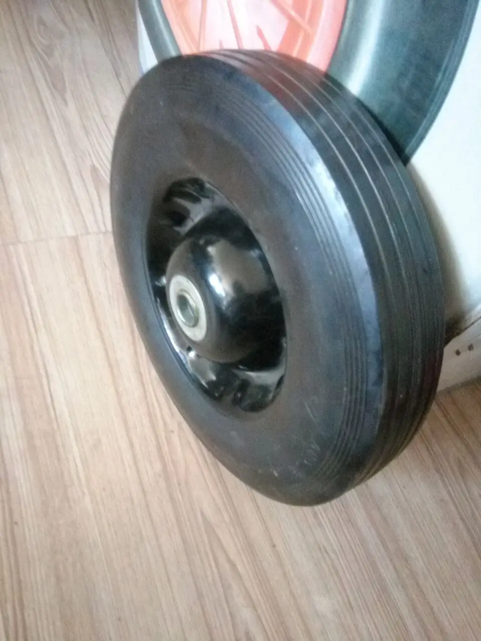 Small Size 10X3.50-4 Solid Rubber Wheel Made in China Pneumatic Tyre in New Used Condition Plastic PU Polyurethane Material