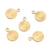6.5mm round gold-plated (approximately 6.5*9.5mm)