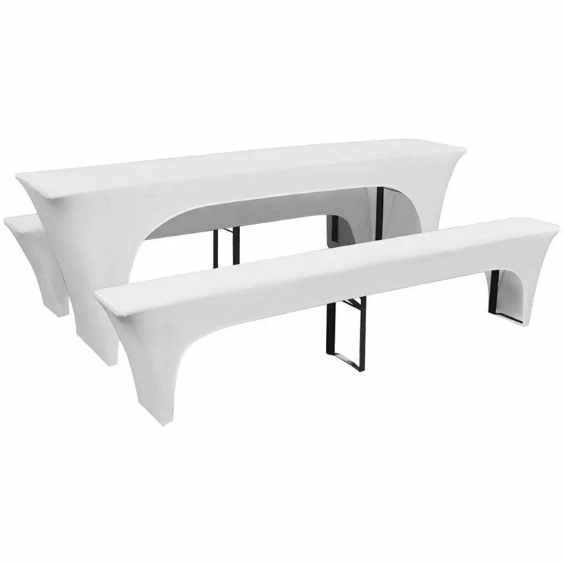 Stretch Spandex Beer Table Cover Bench Cover for Rectangle Beer Table and Bench in Germany