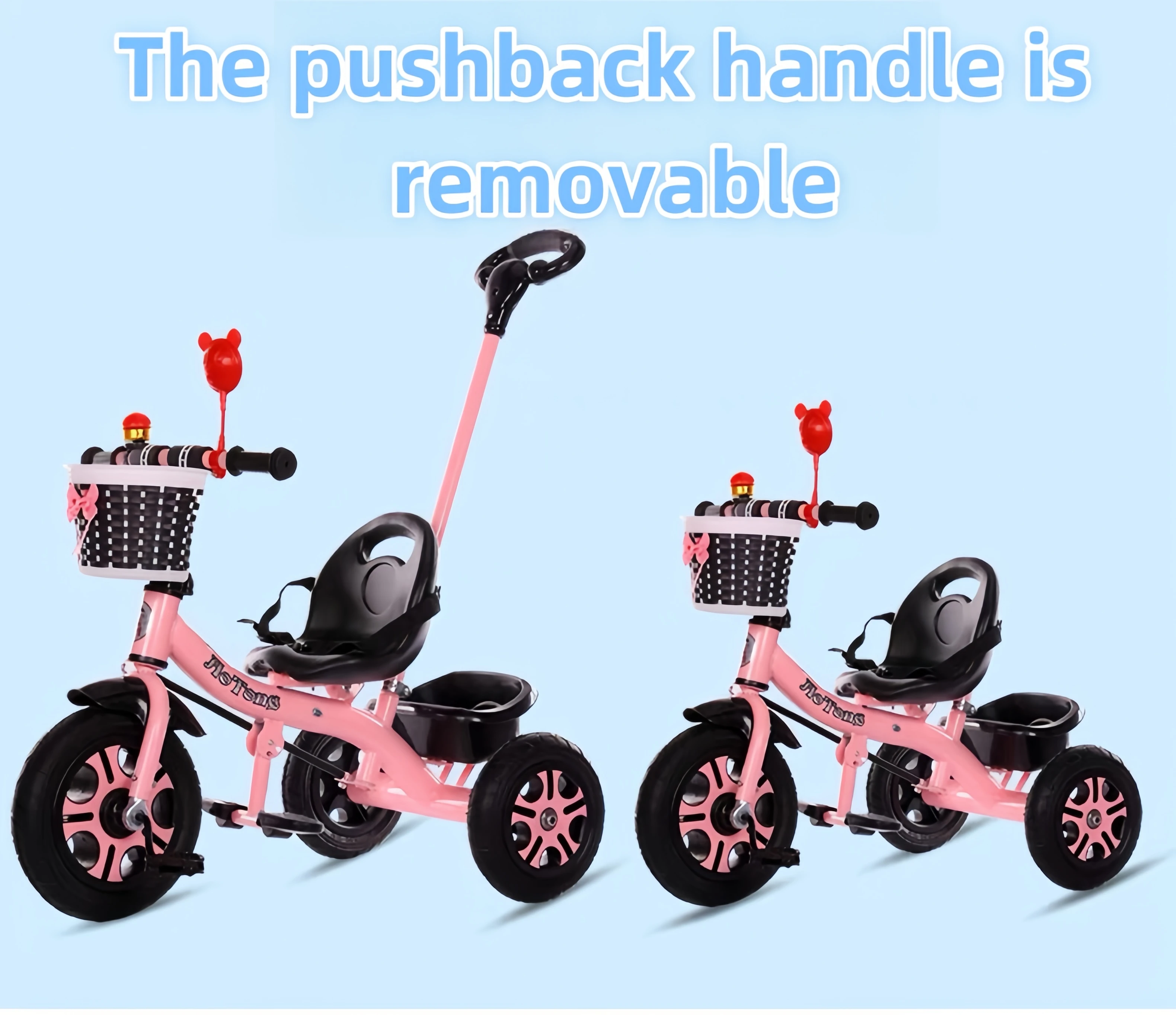 3-wheel Push Trike Tricycle For Infants And Children Aged 2-4 Years And ...