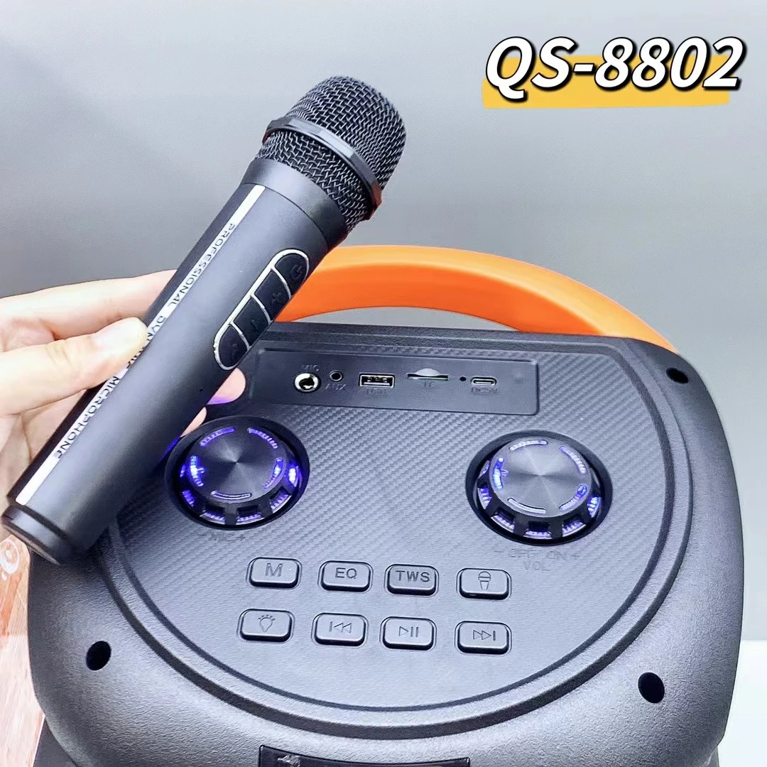 KIMISO QS-8802 Double 8 Inch Outdoor Wireless Party Speaker