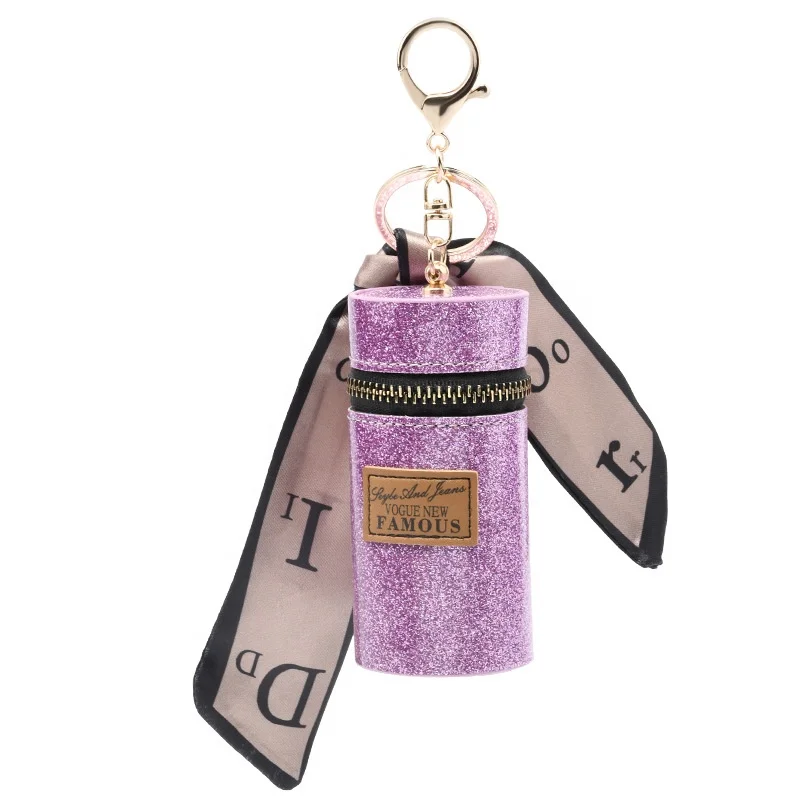 Victoria's Secret Wristlet Strap Rhinestones Keychain Color Pink Shine New