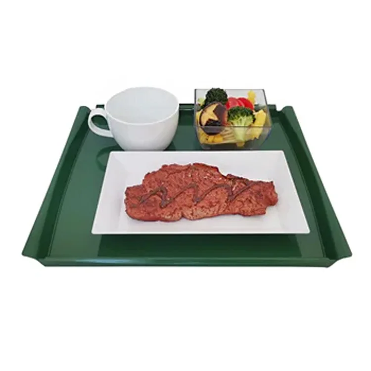 Economy Class Tray Set-up Inflight Rotables Inflight Tablewares Airline Cabin Meal Rectangle Serving Tray Set