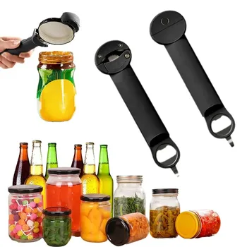 Kitchen Tools Gadgets Multi-Function Easy Jar Opener Labor-Saving Screw Opener Retractable Jar Gripper Adjustable Bottle Opener
