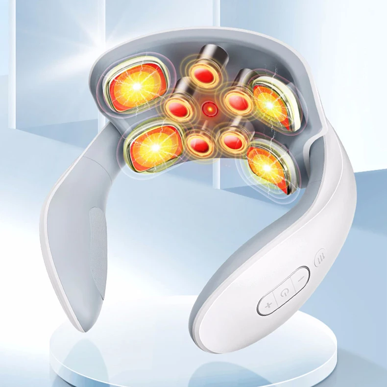 2023 Electric Pulse Ems Cervical Neck And Shoulder Massager Relaxer