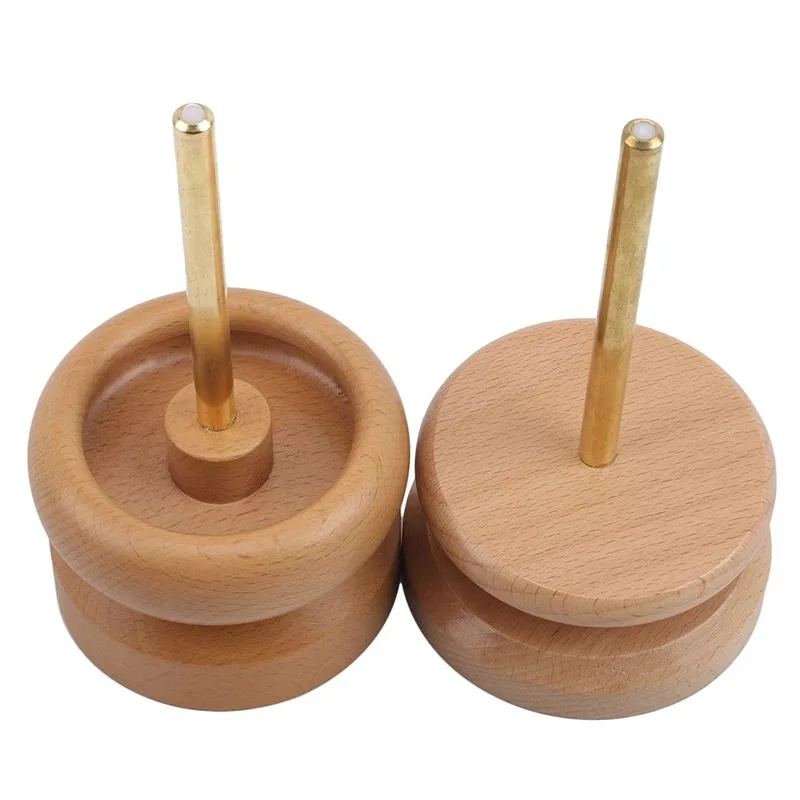 Bead Spinners with Curved Needle Manual Wooden Solid Wood DIY