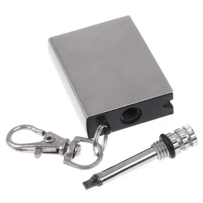 Stainless Steel Flint Fire Lighter Starter Matches Portable Survival Tool Lighter Kit for Outdoor