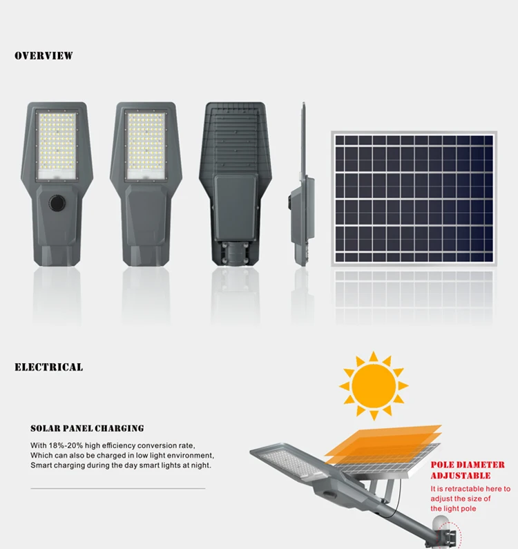 Remote Control Solar Led Light Outdoor 100W 200W 300W 400W Outdoor Waterproof Solar Street Lamp