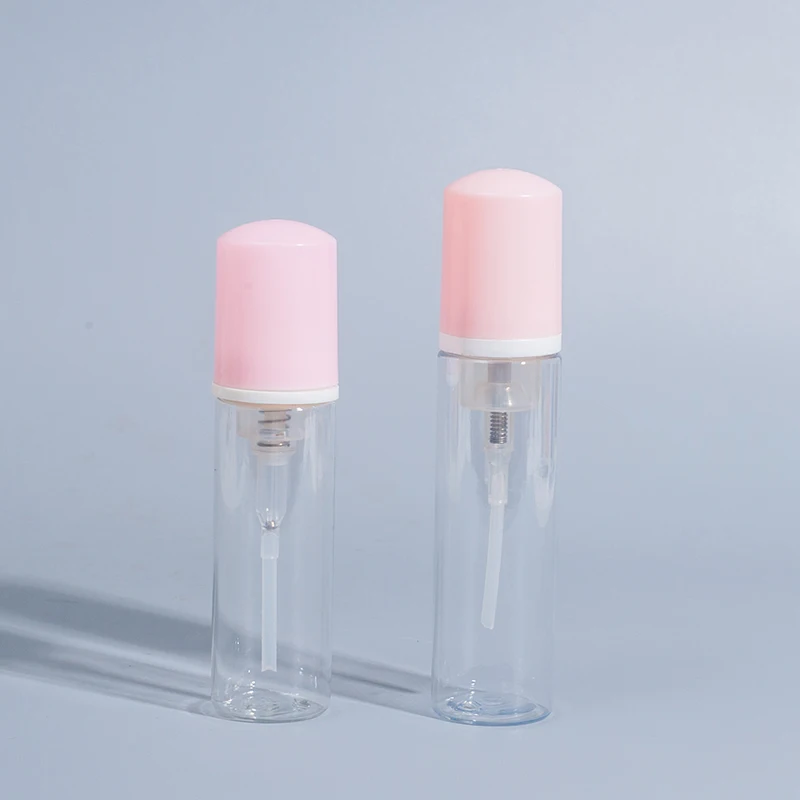 50ml 60ml 70ml 100ml 150ml 200ml PET Cosmetics Use Plastic Bottle Foam Soap Bottle