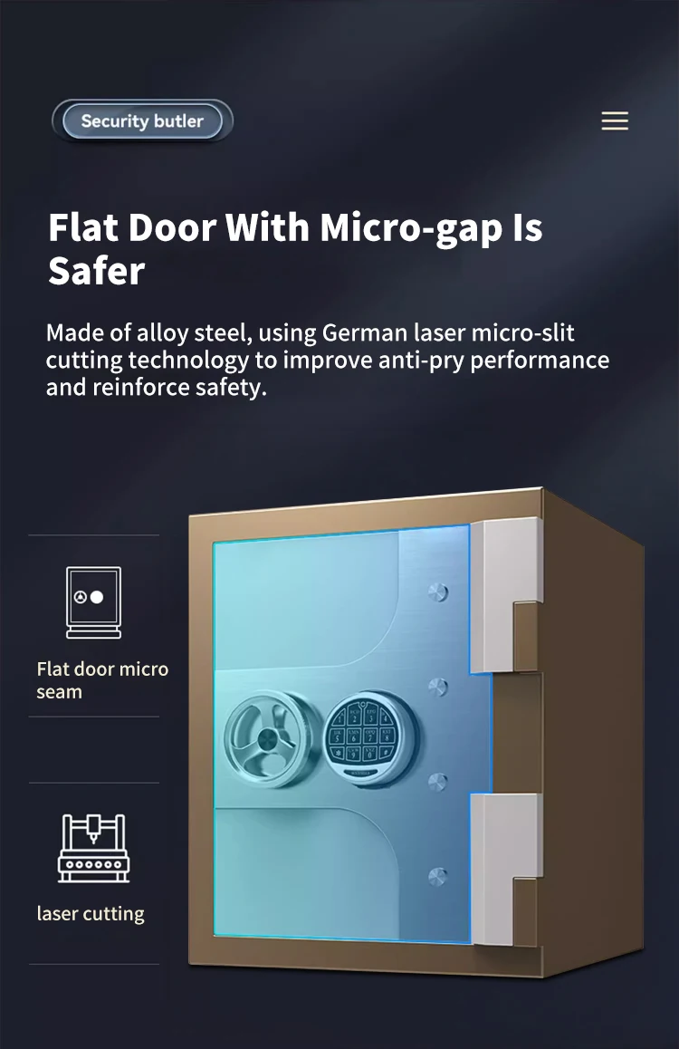 CEQSAFE Large Steel Office Home Secure Work Fire Safe Box with Electronic Digital Lock Safe Box Fireproof details