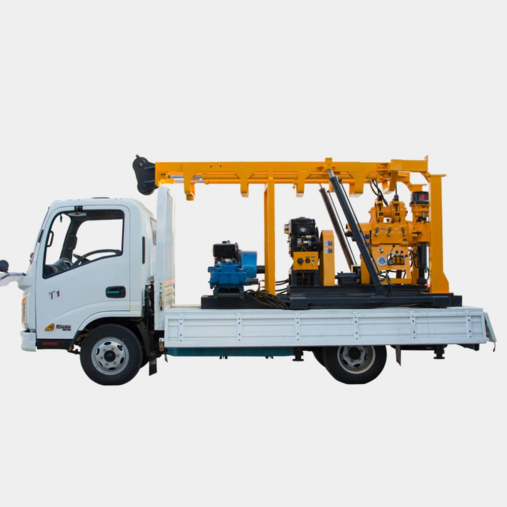 
 Truck mounted drill rig water diamond core water well drilling machine with mud pump