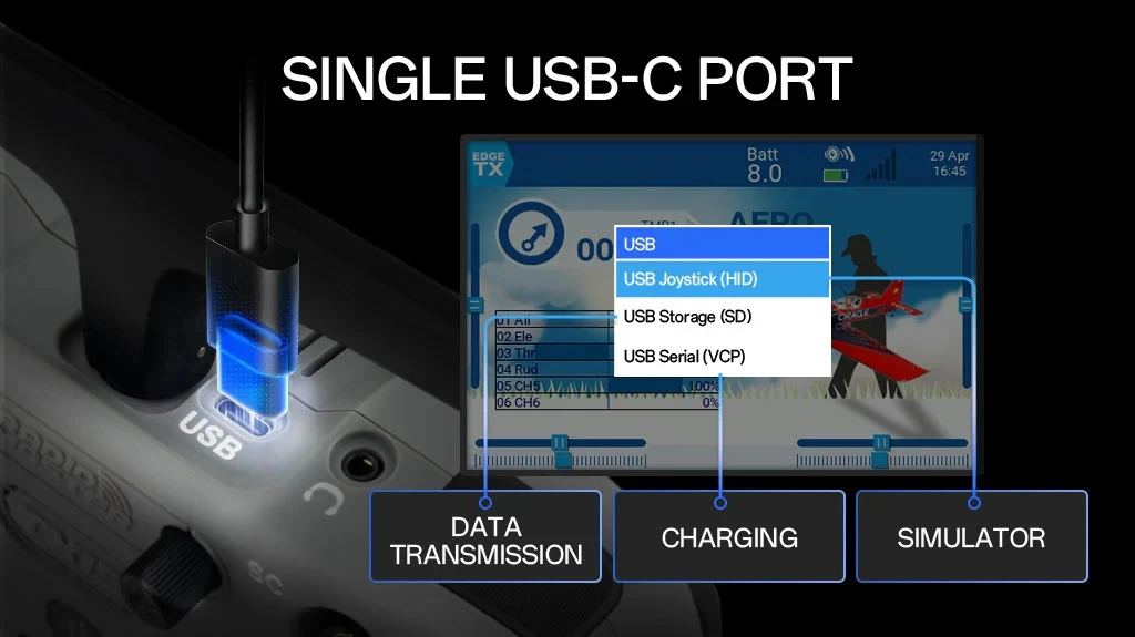 Radiomaster TX15 Radio Controller V5.0 Hall Sensor Gimbals (ELRS / M2) Remote Control 9