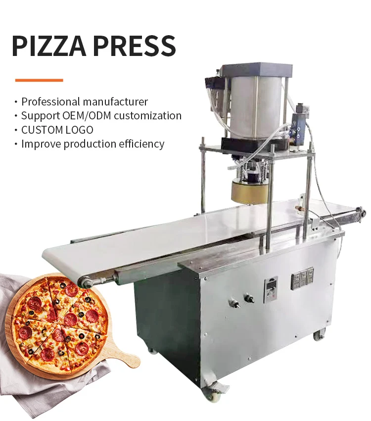 Thickness Adjustable Pizza Dough Base Sheeter Forming Pressing Press Machine Big Spiral Pizza Bread Flour Dough Mixer Machine