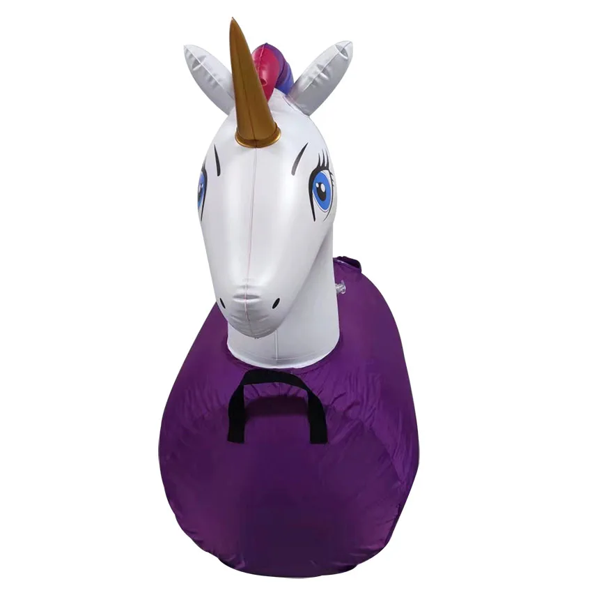 Inflatable Flamingo Animal Rideons Hoppers Large Bouncy Pool Custom