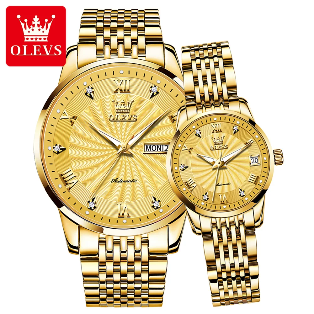 FQ301 Couple Pair Watch Automatic for Men and Women His and Hers Watch -  Feicewatch