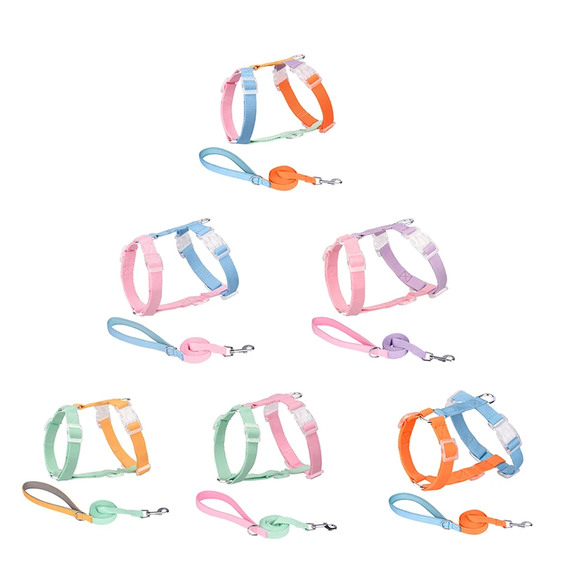 Gacent Hot Sale Big Dog Harness Pet Reflective Oxford Vest Soft Mesh