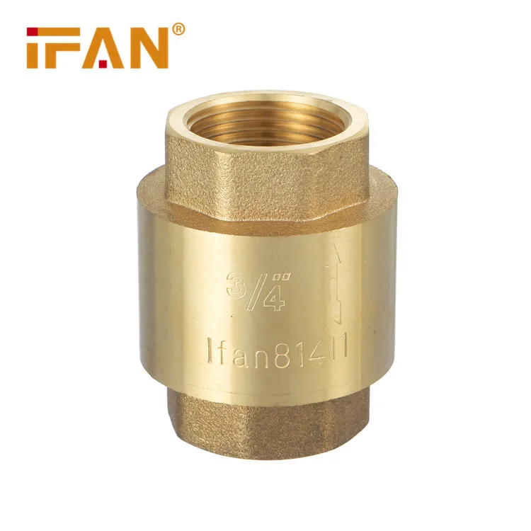 Ifan Brass Swing Vertical Check Valve Cw617n Non Return Brass Spring Check Valve One Way Filter 4139