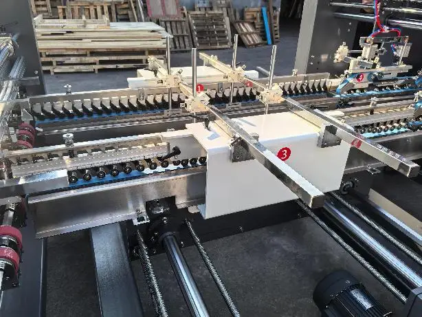 ZH-1450XAG Basic Module Automatic Crash Lock Bottom Paper Box Folder Gluer Machine 7