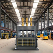 High Quality Scrap Metal Hydraulic Baler Vertical Compactor Baling Press Machine Featuring Motor Bearing Engine Gear PLC Core