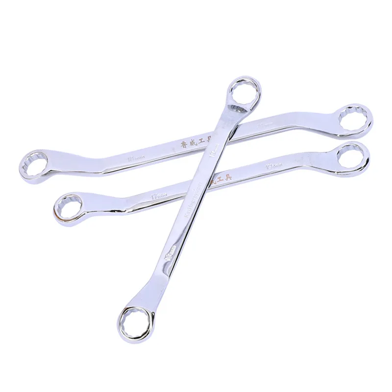 Manual Automobile Service Double Head Spanner Steel Metric Double Ring