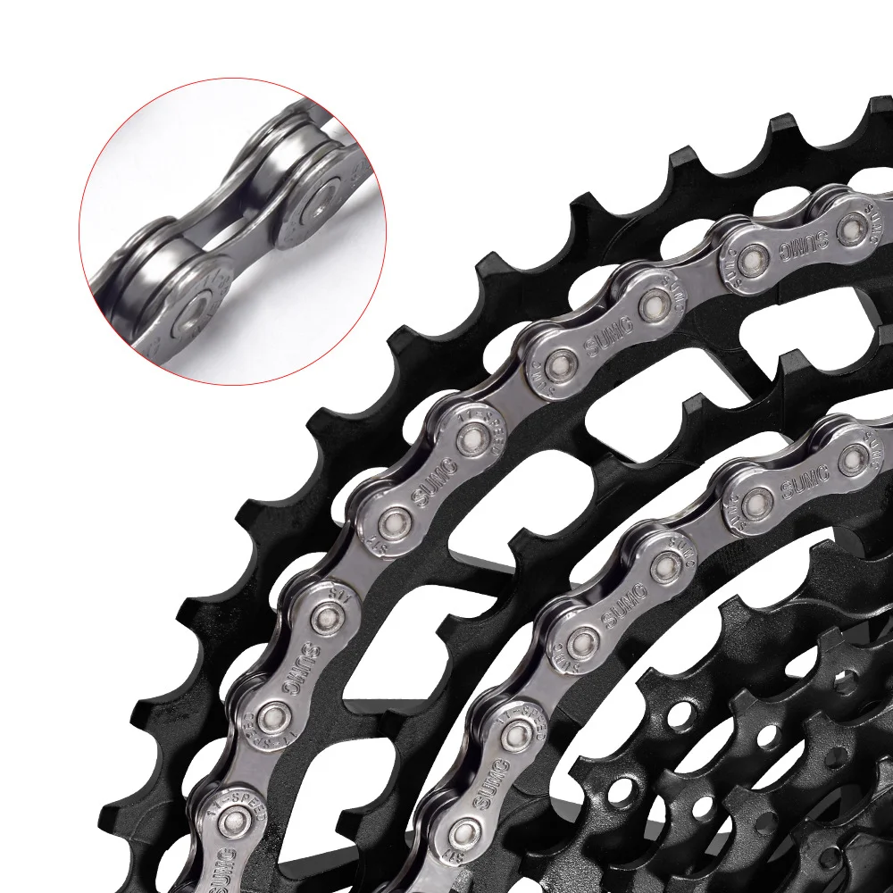 自転車チェーン SUMC 9/10/11/12 スピードレインボー中空半中空