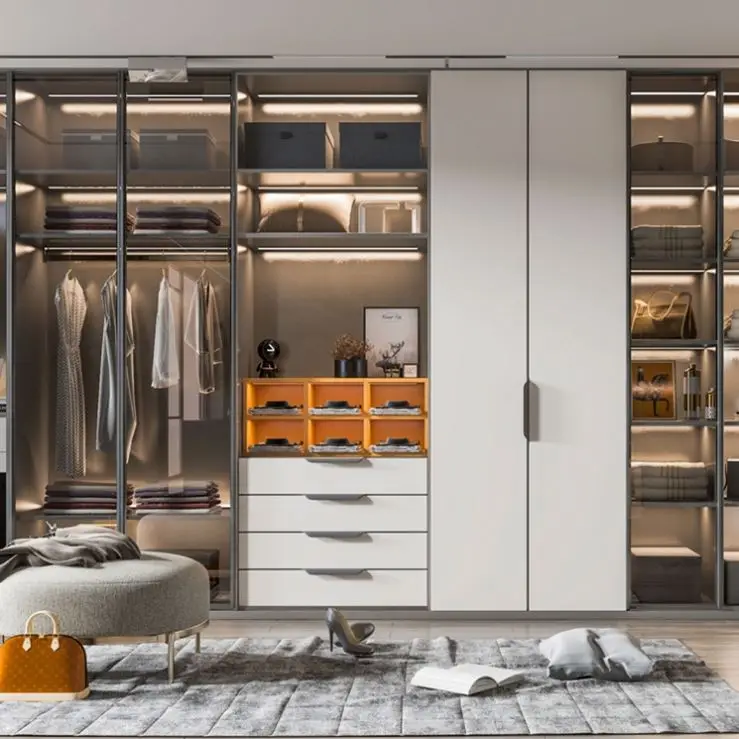 Made in China Customizable Modern Style Storage Clothing Furniture Wardrobe