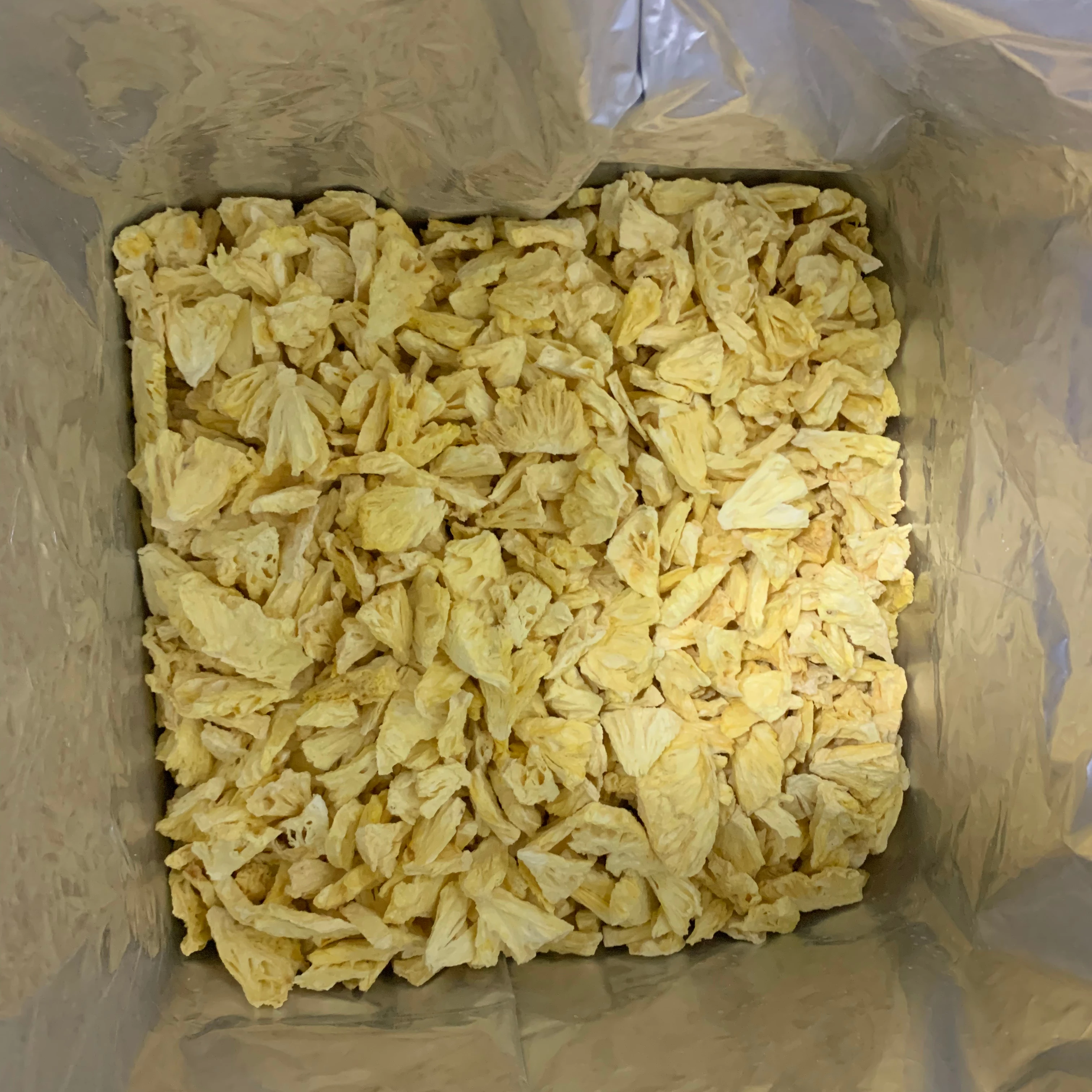 Toptan Təminat Quru Meyvələr Ananas Çipsləri Donmuş Ananas Dilimləri